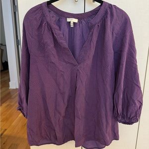 Joie patterned silk blouse - size small